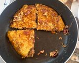 Foto del passaggio 3 della ricetta Frittata pancetta e cipolle