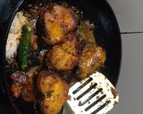 A picture of step 3 of Panchforon rui bhuna.