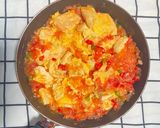 Foto langkah ke 7 dari resep Tahu Telur Saus Tomat Ala Chinese Food.