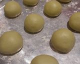 Foto langkah ke 4 dari resep Donat Ubi Kuning Pandan.