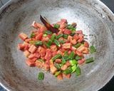 A picture of step 3 of Vegetable Broken Wheat khichdi.