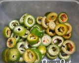 A picture of step 1 of Teasel Gourd Chips with Coconut flour.