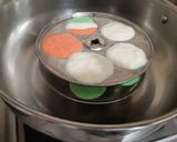 A picture of step 4 of Tri-colour idli stick.