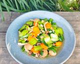 Foto langkah ke 4 dari resep Tumis Jamur Pakcoy Wortel.