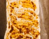 Φωτογραφία βήματος 3 της συνταγής Flammkuchen Tarte Flambe λέγεται στη Γερμανία και Γαλλία ! Με τυρί κρέμα, μπέικον, λιαστή ντομάτα