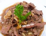 Hình bước làm 2 của món Phở Cuốn Bò Xào