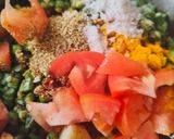A picture of step 2 of Yardlong beans sabji.