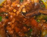 A picture of step 5 of Black Chana Chaat.