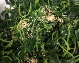 รูปขั้นตอนการทำที่ 4 ของ 🥬ผักโขมหมักน้ำมันงาเกาหลี🥬