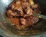 A picture of step 2 of Chicken kosha.