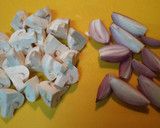 Foto del paso 1 de la receta: Champiñones y chalotas glaseadas