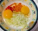 Foto langkah ke 1 dari resep Orak Arik Telur Sayur.