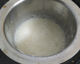 A picture of step 2 of Eggless Pineapple choco cake.