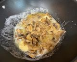 A picture of step 3 of Fettuccine Alfredo with Italian Meatballs & Mushrooms.
