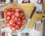 Foto del paso 3 de la receta: Fresas con leche