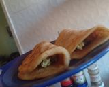 Foto del paso 5 de la receta: Pancakes veganos salados rellenos de tofu
