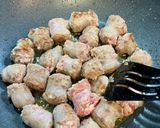 A picture of step 4 of Pasta with Broccoli Rabe and Italian Sausage.