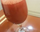 A picture of step 3 of Strawberry juice.