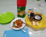 Foto langkah ke 2 dari resep Roti panggang sosis teplon.