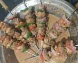 A picture of step 3 of Mushroom Tikka.