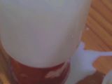 قهوة كورية لاتيه الفراولة المنعش