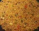 A picture of step 1 of Vegetable Paella.