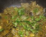A picture of step 6 of Ragi Roti and Vaal Beans Subji.