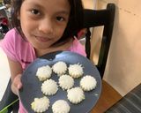 Gambar langkah 3 resipi Roti Mozarella dengan Susu Pekat Manis.
