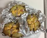 Foto del paso 6 de la receta: Papas rellenas de queso y jamón