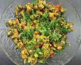 A picture of step 13 of Masaledar bhindi.