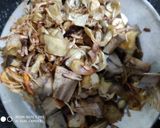 A picture of step 8 of Kathal biryani with pudina dhania chhachh.
