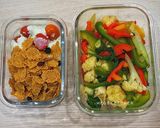 Hình bước làm 1 của món Lunch Boxes - Cơm đi làm chay