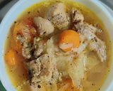 A picture of step 4 of Chicken Soup.