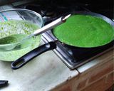 Foto del paso 4 de la receta: Panqueques "Hulk" con manzanas salteadas