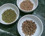 A picture of step 1 of Sprout chaat.