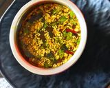 A picture of step 4 of Kokam Rasam.