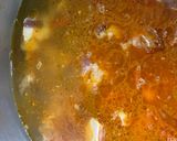 A picture of step 2 of Kareley Gosht.
