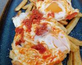 Foto del paso 5 de la receta: Huevos rotos con sobrasada y miel
