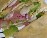 Foto del paso 4 de la receta: Sándwich de tortilla francesa rellena para la cena