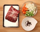烤肉切片佐蔬菜醬的食譜步驟1照片