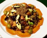 Foto del paso 3 de la receta Ensalada de quinoa, papaya, aguacate y remolacha