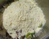 A picture of step 2 of Chilli fritters.