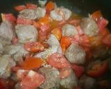 A picture of step 3 of Beef karahi.