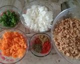 Foto del paso 2 de la receta: Empanadas tipo Árabe de Soja texturizada.😄👌