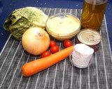 Foto del paso 1 de la receta: Timbal de salmón sobre lechuga baby