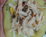 عکس مرحله 2 از دستور کراکت سیب زمینی با مرغ و ژامبون