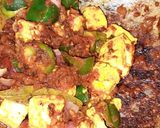 A picture of step 7 of Paneer do pyaza.