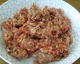 A picture of step 3 of Seekh kabab.