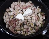 Foto del paso 3 de la receta: Macarrones gratinados con pollo, bacon y nata