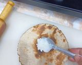 A picture of step 4 of Bajra Rotla.